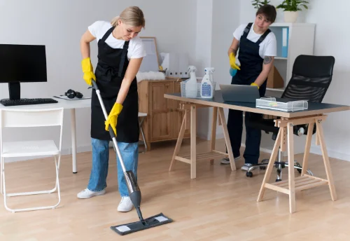 Nettoyage de bureau professionnel à la Bloutière